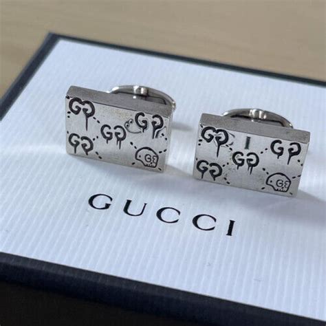 gucci cufflinks ebay|Gucci cufflinks for men.